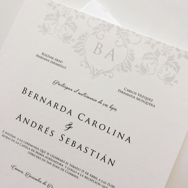 Invitación "Bernarda"